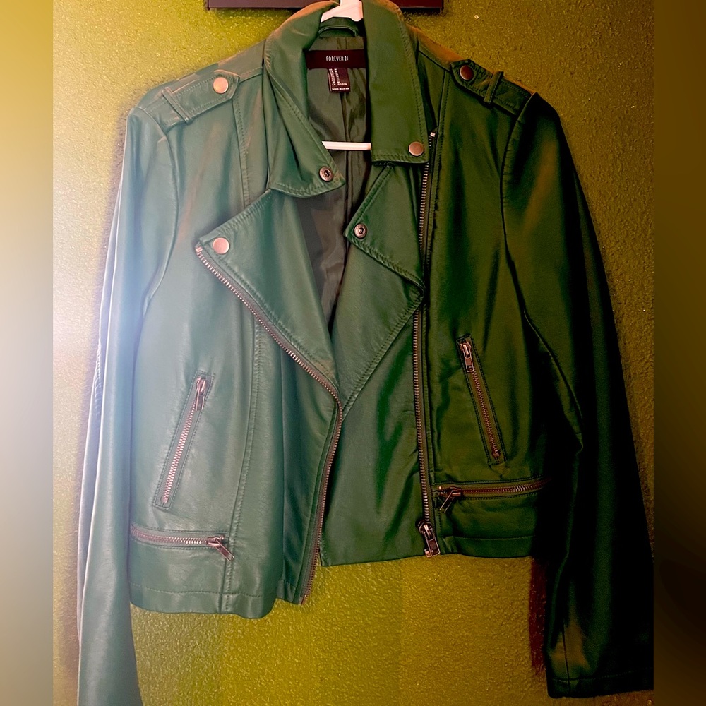 Green Leather Jacket